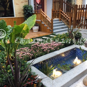 春城佳墅私家花園竣工實景